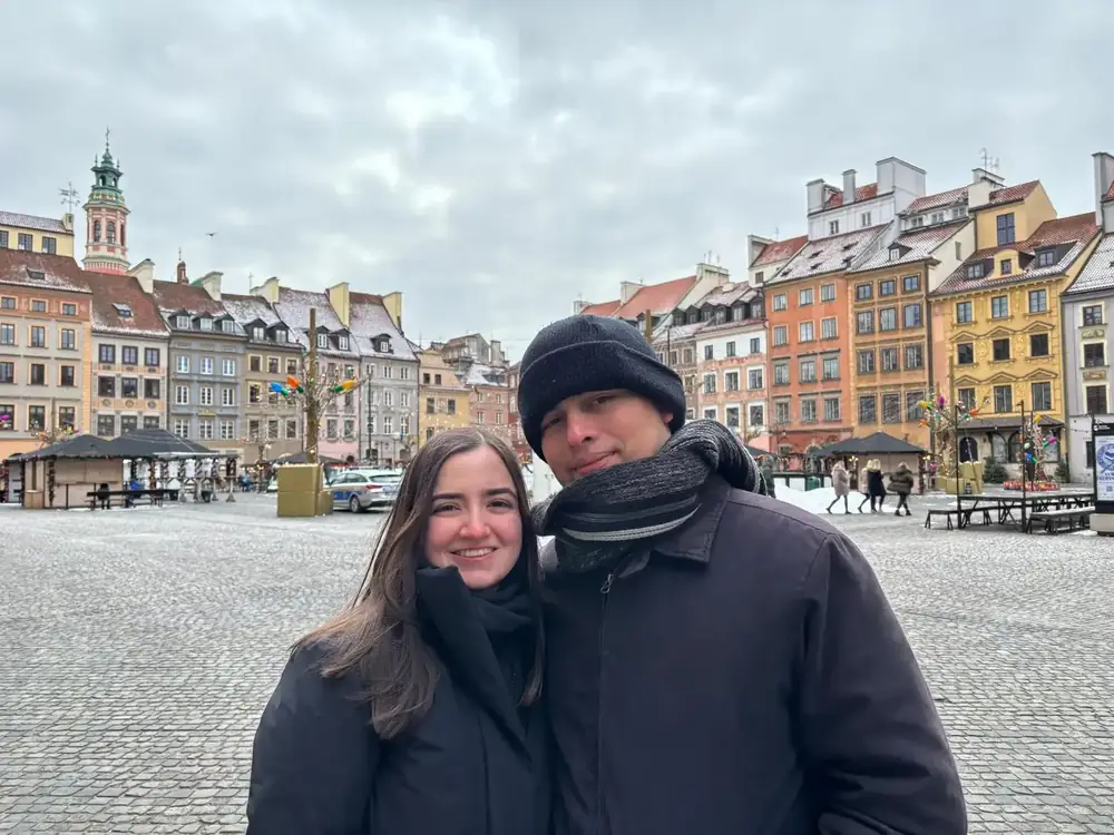 Sofia and Salvador in Warsaw